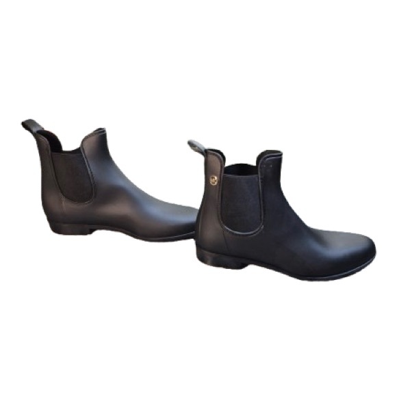 Michael Kors Black Rain Boots - Picture 2 of 6